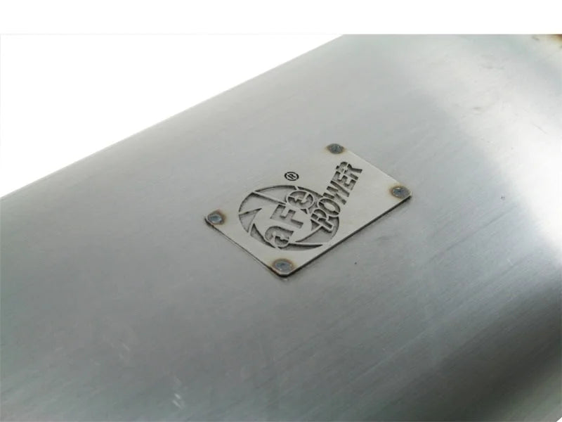 aFe MACHForce XP Exhaust Cat-Back 2.5/3in SS-409 w/ Black Tip 04-12 Nissan Titan V8 5.6L - Installation View