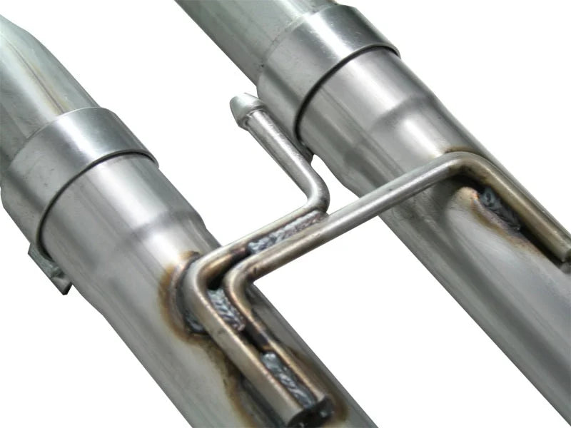 aFe MACHForce XP Exhaust Cat-Back 2.5/3in SS-409 w/ Black Tip 04-12 Nissan Titan V8 5.6L - Additional View 5