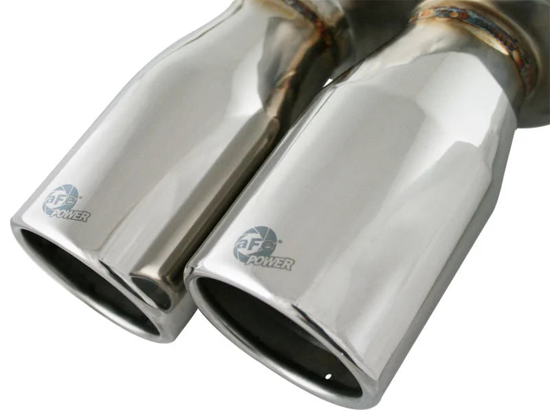 aFe MACHForce XP Exhaust Cat-Back 2.5in Dia SS-304 Polished Tips 07-13 BMW M3 (E92/93) V8 4.0L - Additional View 6