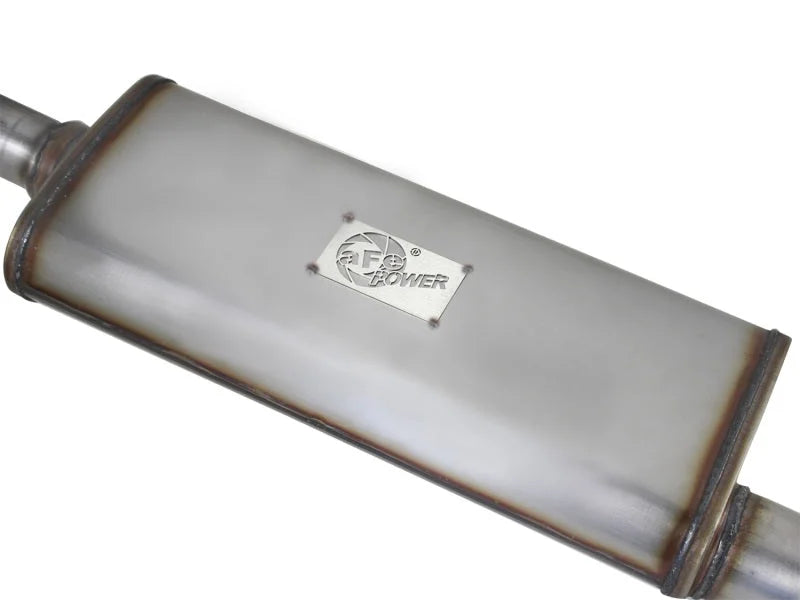 aFe MACHForce XP Exhaust Cat-Back 2.5in SS-409 Hi-Tuck 12-14 Jeep Wrangler Unlimited V6 3.6L 4Dr - Additional View 6