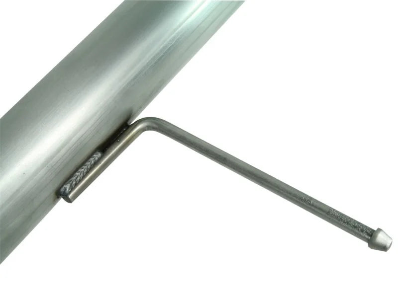 aFe MACHForce XP Exhaust Cat-Back 3in SS-409 w/ Black Tip 97-03 Ford F-150 V8 4.6/5.4L - Back View