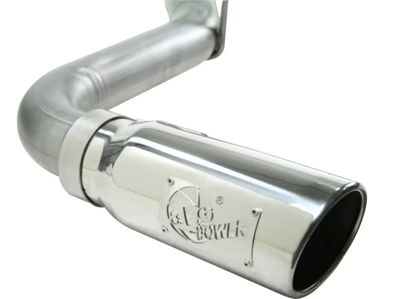 aFe MACHForce XP Exhaust Cat-Back 3in SS-409 w/ Polished Tip 97-03 Ford F-150 V8 4.6/5.4L - Installation View