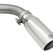 Load image into Gallery viewer, aFe MACHForce XP Exhaust Cat-Back SS-304 97-16 Nissan Patrol (Y61) I6-4.8L w/ Polished Tips - Side View
