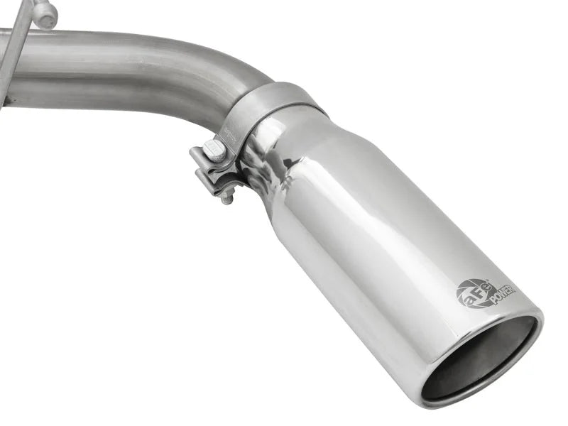 aFe MACHForce XP Exhaust Cat-Back SS-304 97-16 Nissan Patrol (Y61) I6-4.8L w/ Polished Tips - Side View