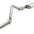 Load image into Gallery viewer, aFe MACHForce XP Exhaust Cat-Back SS-409 04-06 Jeep Wrangler TJ Unl L6 4.0L 2.5in Off-Road No Tip - Main Product View