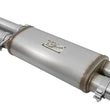 Load image into Gallery viewer, aFe MACHForce XP Exhaust Cat-Back SS-409 2017 Ford F-150 Raptor V6-3.5L (tt) w/ Polished Tips - Back View