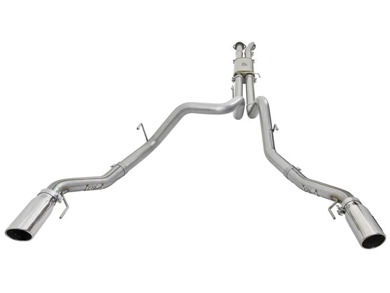 aFe MACHForce XP Exhaust Cat-Back SS-409 2017 Ford F-150 Raptor V6-3.5L (tt) w/ Polished Tips - Additional View 8
