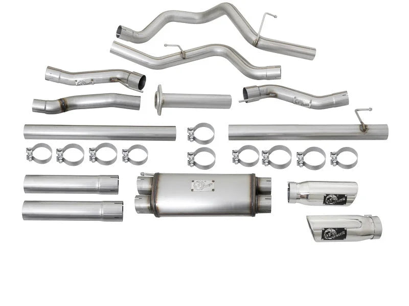 aFe MACHForce XP Exhaust Cat-Back SS-409 2017 Ford F-150 Raptor V6-3.5L (tt) w/ Polished Tips - Additional View 9
