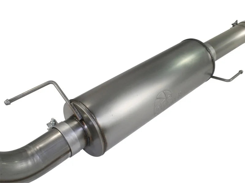 aFe MACHForce XP Exhaust Cat-Back SS-409 4in Polished Tip 11-12 Ford F-150 EcoBoost V6-3.5L (tt) - Additional View 7