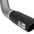 Load image into Gallery viewer, aFe MACHForce XP Exhaust Large Bore 5in DPF-Back Alu. 13-15 Dodge Trucks L6-6.7L (td) *Black Tip - Back View