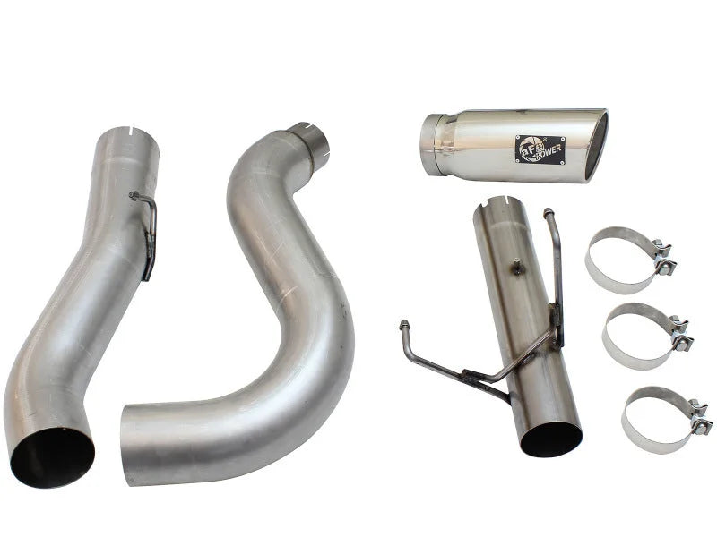 aFe MACHForce XP Exhaust Large Bore 5in DPF-Back SS 13-15 Dodge Trucks L6-6.7L (td) *Polish Tip - Additional View 8