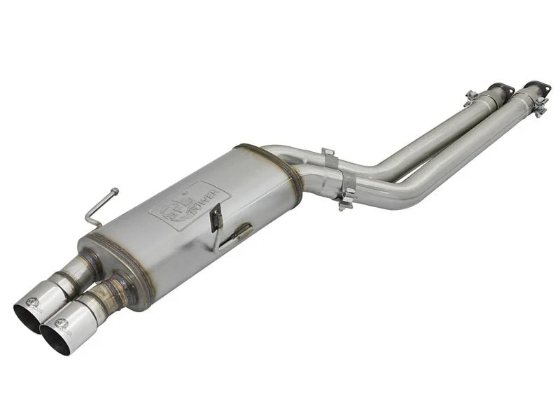 aFe MACHForce XP Exhausts 2.5in SS Cat-Back w/ Polished Tips 96-99 BMW M3 L6 3.2L - Main Product View