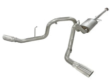 Load image into Gallery viewer, aFe MACHForce XP Exhausts 3inSS Dual Side Exit Cat-Back 11-14 Ford F150 Ecoboost V6-3.5L (TT) - Main Product View