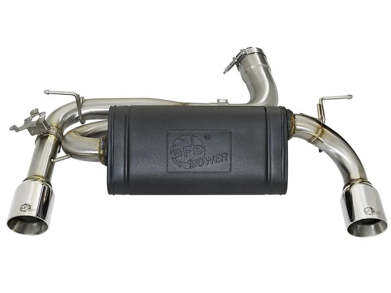 aFe MACHForce XP Exhausts Axle-Back 12-15 BMW 335i 3.0T (SS w/Polished Tips) - Additional View 7