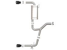 Load image into Gallery viewer, aFe MACHForce XP Exhausts Axle-Back 15-21 BMW X1 2.0L (t) (SS w/Black Tips) - Additional View 6