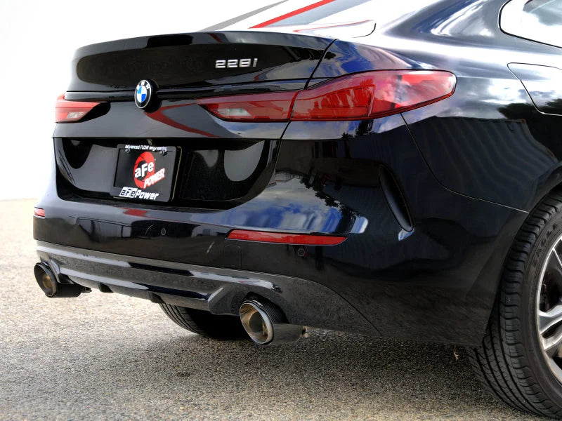 aFe MACHForce XP Exhausts Axle-Back (SS w/ Carbon Tips) fits 2021-2024 BMW 228I 2.0T / 2021-2024 BMW 228I Gran COUPE 2.0T - Additional View...