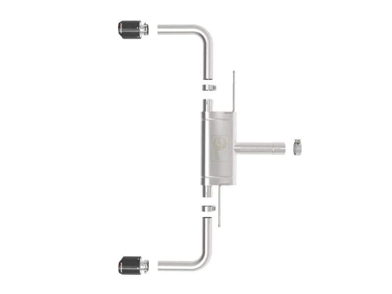 aFe MACHForce XP Exhausts Axle-Back (SS w/ Carbon Tips) fits 2021-2024 BMW 228I 2.0T / 2021-2024 BMW 228I Gran COUPE 2.0T - Additional View...