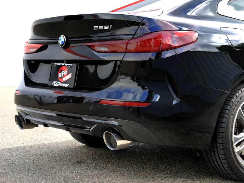 aFe MACHForce XP Exhausts Axle-Back (SS w/ Polished Tips) fits 2021-2024 BMW 228I 2.0T / 2021-2024 BMW 228I Gran COUPE 2.0T