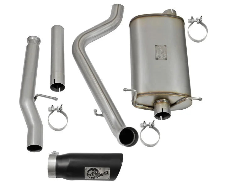 aFe MACHForce XP Exhausts Cat-Back Black Tip 09-17 GM Silverado 1500 4.3/5.3L RegCab SB/LB - Additional View 6