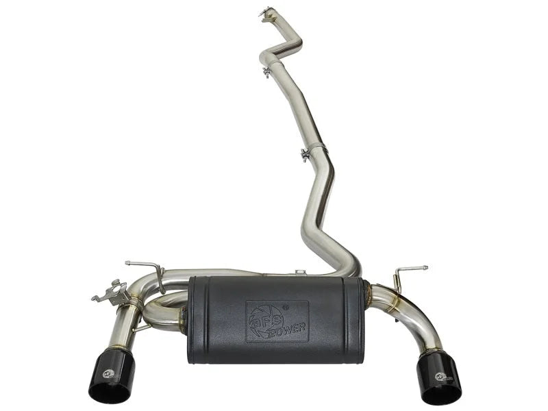 aFe MACHForce XP Exhausts Cat-Back SS 16-17 BMW 340i/iX 440i/iX (F3X) L6-3.0L (B58) w/Black Tips - Additional View 8