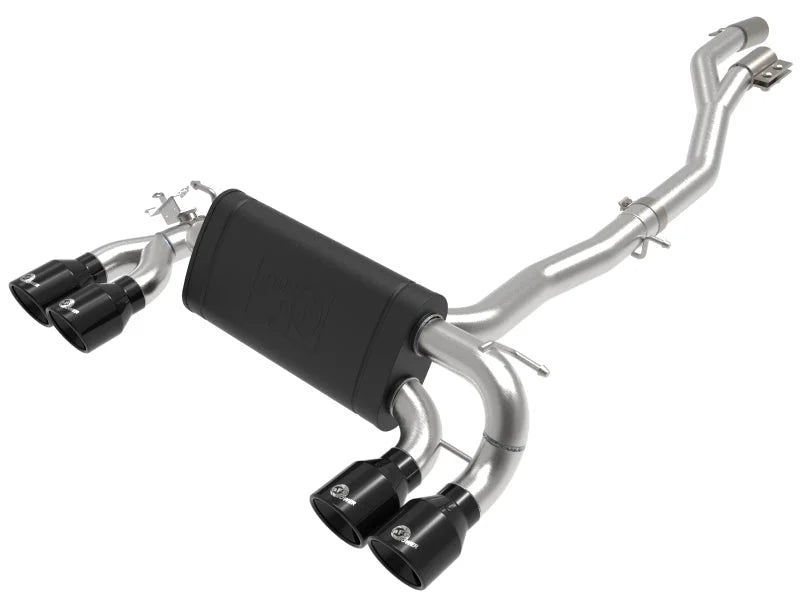 aFe MACHForce XP Exhausts Cat-Back SS 19-21 BMW M2 Competition L6-3.0L w/Black Tips - Main Product View