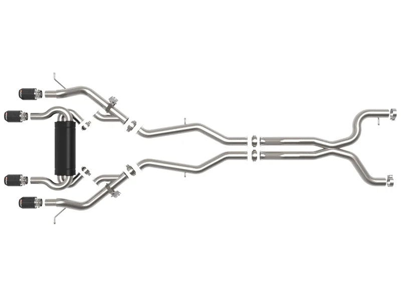 aFe MACHForce XP Exhausts Cat-Back SS 19-21 BMW M2 Competition L6-3.0L w/Carbon Tips - Additional View 6