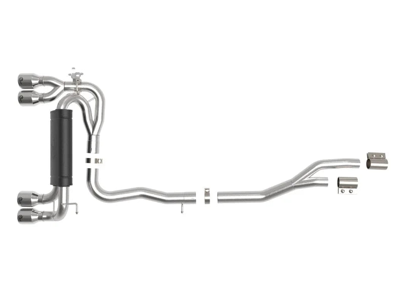 aFe MACHForce XP Exhausts Cat-Back SS 19-21 BMW M2 Competition L6-3.0L w/Polished Tips - Additional View 7