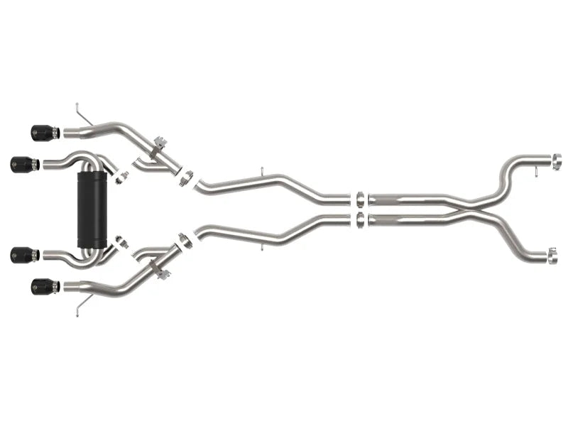 aFe MACHForce XP Exhausts Cat-Back SS 21 BMW M2 Competition L6-3.0L w/Black Tips - Additional View 5