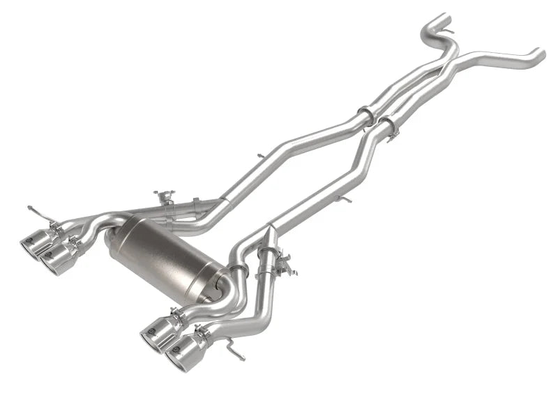 aFe MACHForce XP Exhausts Cat-Back SS 21 BMW M2 Competition L6-3.0L w/Polished Tips - Main Product View