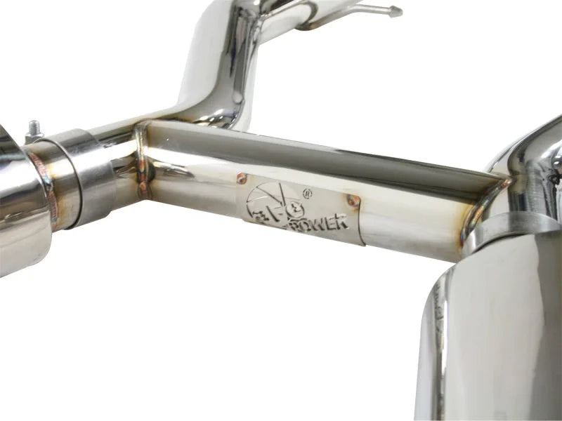 aFe MACHForce XP Exhausts Cat-Back SS-304 EXH CB BMW 335i (E90/92 Only) 07-09 L6-3.0L (tt) SS-304 - Installation View