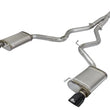 Load image into Gallery viewer, aFe MACHForce XP Exhausts Cat-Back SS-304 EXH w/ Black Tips 15-16 Ford Mustang EcoBoost 2.3L (t) - Main Product View