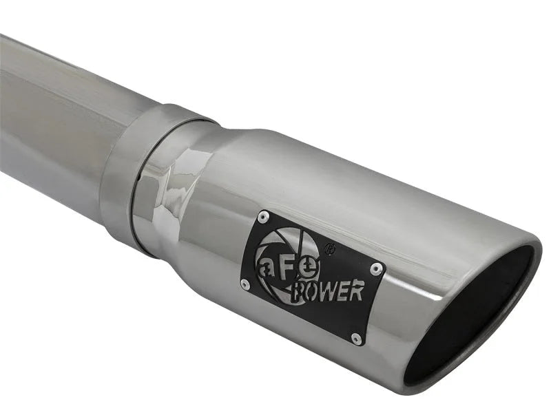 aFe MACHForce XP Exhausts Cat-Back SS-409 EXH CB Dodge Diesel Trucks 03-04 L6-5.9L (td) - Side View