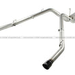 Load image into Gallery viewer, aFe MACHForce XP Exhausts Cat-Back SS-409 EXH CB Dodge Ram 1500 5.7L HEMI 09-13 Glossed Black - Side View