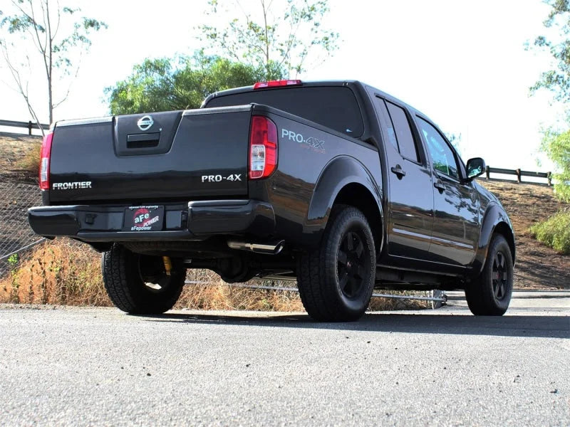 aFe MACHForce XP Exhausts Cat-Back SS-409 EXH CB Nissan Frontier 05-09 V6-4.0L - Side View