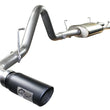 Load image into Gallery viewer, aFe MACHForce XP Exhausts Cat-Back SS-409 EXH CB Toyota Tundra 07-09 V8-4.7L (blk tip) - Main Product View