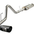 Load image into Gallery viewer, aFe MACHForce XP Exhausts Cat-Back SS-409 EXH CB Toyota Tundra 10-11 V8-5.7L 145.7 WB (blk tip) - Main Product View
