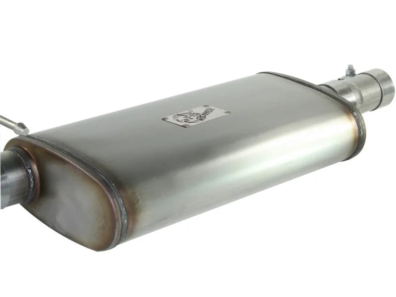 aFe MACHForce XP Exhausts Cat-Back SS-409 EXH Jeep Wrangler TJ 97-06 I6-4.0L HT - 2.5 In. - Additional View 5