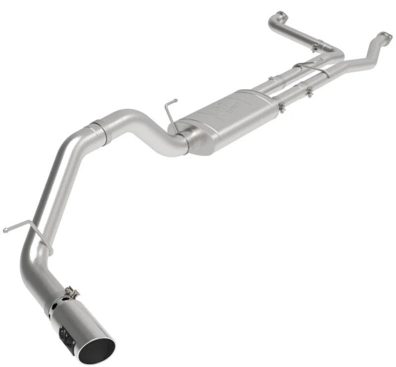 aFe MACHForce XP Exhausts Cat-Back SS-409 Nissan Titan XD 16-19 V8-5.6L - Polished Tip - Additional View 5