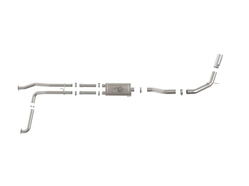 aFe MACHForce XP Exhausts Cat-Back SS-409 Nissan Titan XD 16-19 V8-5.6L - Polished Tip - Additional View 7