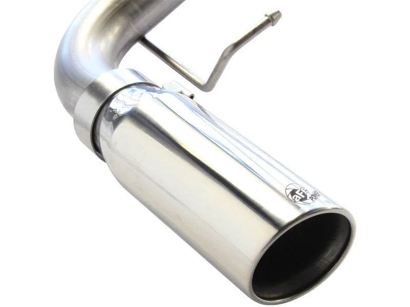 aFe MACHForce XP Exhausts Cat-Back SS w/Polished Tips 99-04 Toyota Tacoma L4-2.7L - Side View