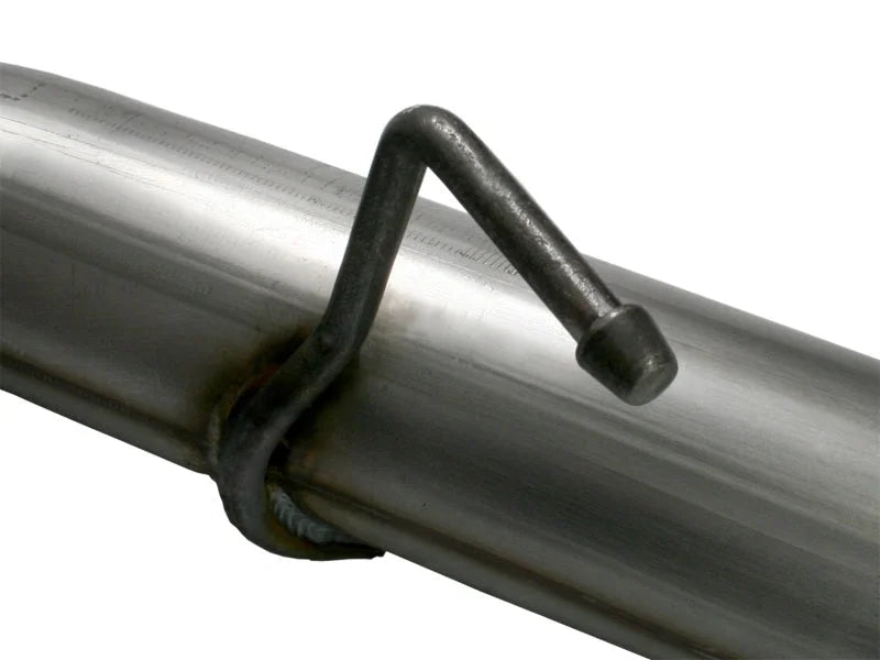 aFe MACHForce XP Exhausts DPF-Back SS-409 EXH DB Ford Diesel Trucks 8-10 V8-6.4L (td) - Side View