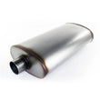 Load image into Gallery viewer, aFe MACHForce XP Exhausts Mufflers SS-409 EXH Muffler 3In/Out 5x11 Body Brushed - Main Product View