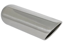 Load image into Gallery viewer, aFe MACHForce XP Exhausts Tips SS-304 EXH Tip 3In x 4Out x 12L Sgl-Ang Weld On - Main Product View