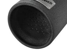 Load image into Gallery viewer, aFe MACHForce XP Exhausts Tips SS-304 EXH Tip 3in x 4Out x 12L Bolt-On (blk) - Additional View 5