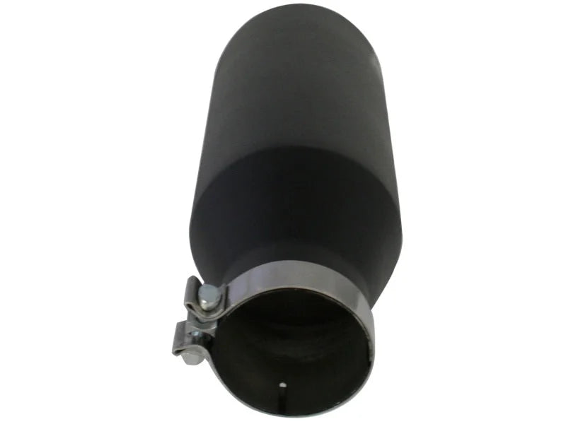 aFe MACHForce XP Exhausts Tips SS-304 EXH Tip 4In x 7Out x 18L Bolt-On (blk) - Additional View 6