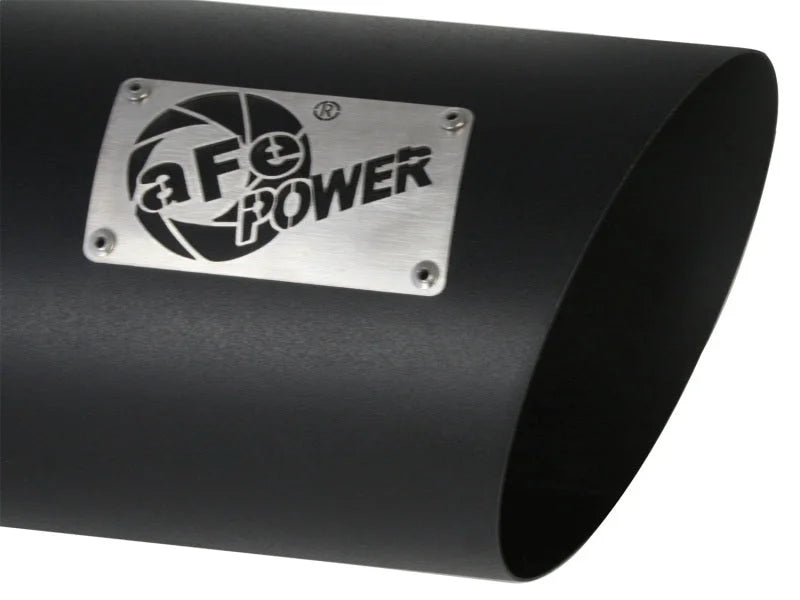 aFe MACHForce XP Exhausts Tips SS-304 EXH Tip 4In x 7Out x 18L Bolt-On (blk) - Additional View 8