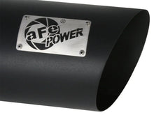 Load image into Gallery viewer, aFe MACHForce XP Exhausts Tips SS-304 EXH Tip 4In x 7Out x 18L Bolt-On (blk) - Additional View 8
