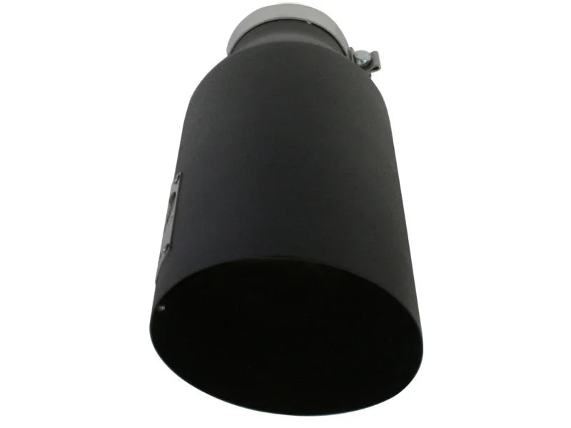 aFe MACHForce XP Exhausts Tips SS-304 EXH Tip 4In x 7Out x 18L Bolt-On (blk) - Additional View 9