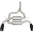 Load image into Gallery viewer, aFe MACHForce XP SS-304 Black Tip 2.5in Dia Axle Back Exhaust 12-15 BMW 335i (F30) 3.0L (t) - Side View