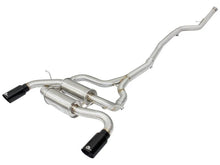 Load image into Gallery viewer, aFe MACHForce XP SS-304 Black Tip 2.5in Dia Cat Back Exhaust 12-14 BMW 335i (F30) 3.0L (t) - Main Product View
